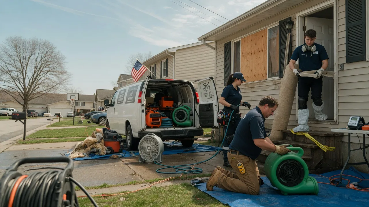 Water Damage Restoration in Harrisonville, MO near me